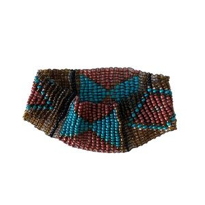 Native American Inspired Beaded Stretch Bracelet